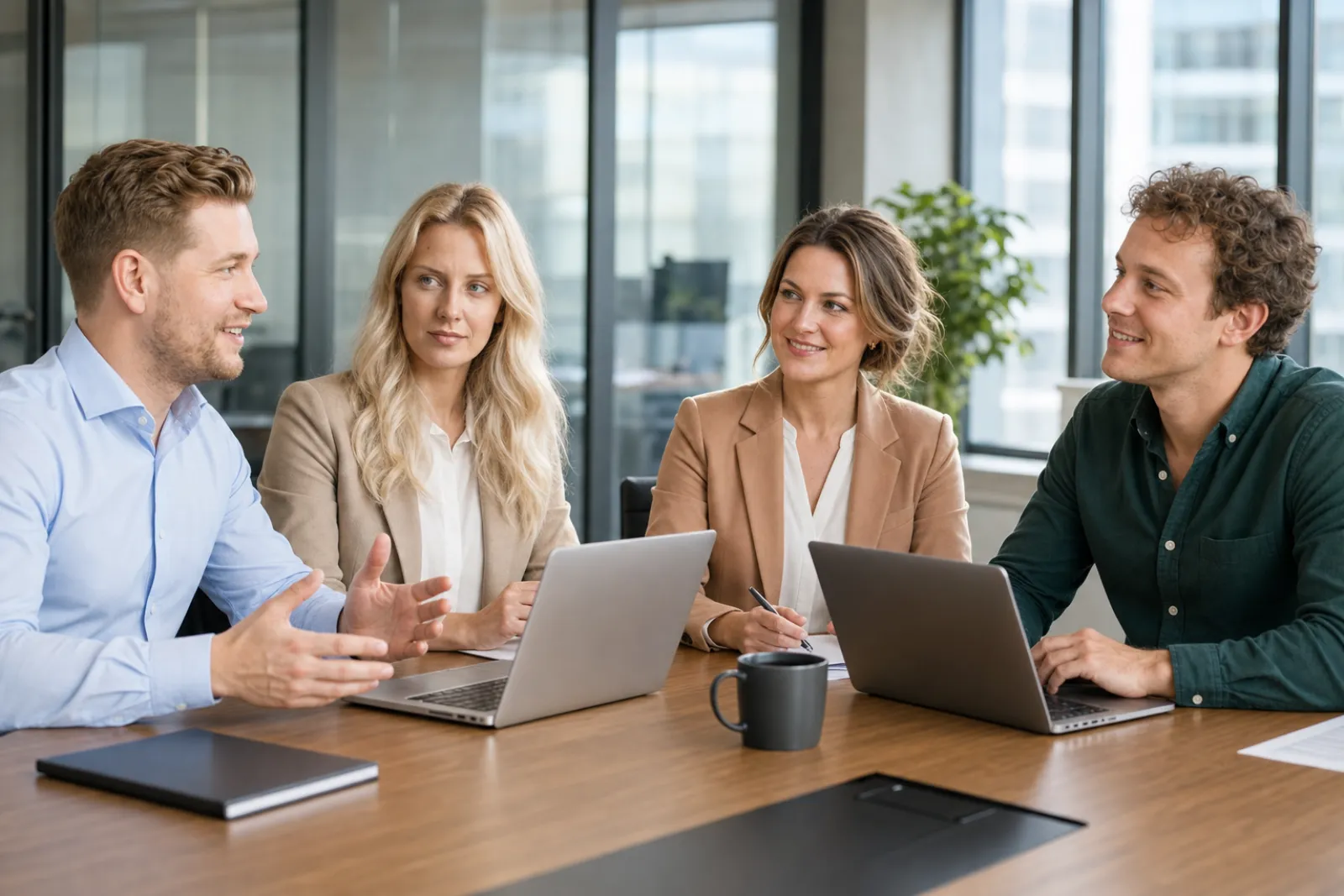 Das Team von STR Beratung im Projektmeeting